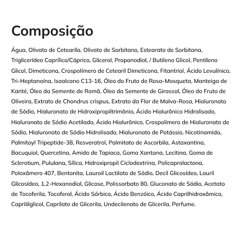 Tabela - Composição Cellsense